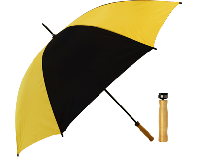 Budget Umbrella (Black-Yellow)